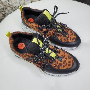 Steve Madden Madden Girl Women's Akima Leopard Print Sneakers